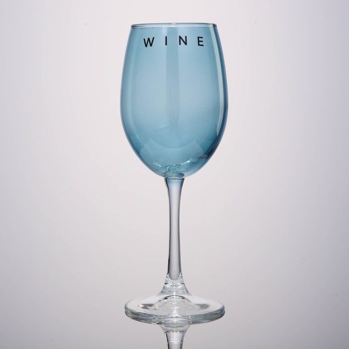 Бокал для вина «Wine», 360 мл, синий - Фото 1