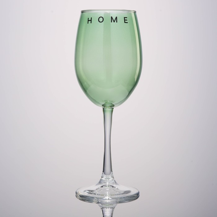 Бокал для вина «Home», 360 мл, зеленый - Фото 1