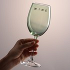 Бокал для вина «Wine», 360 мл, зеленый - Фото 1