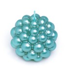 Свеча фигурная "Баблс" круглый, 5,5х5,5 см, тиффани, в коробке - фото 22547770