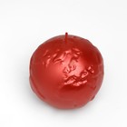 Свеча фигурная "Шар. Планета", 6х5,5 см, красный, в коробке - фото 7154935