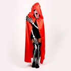 Карнавальный костюм «Хэллоуин красный», плащ 120 см, маска, гольфы, перчатки - фото 319626764