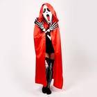Карнавальный костюм «Хэллоуин красный», плащ 120 см, маска, гольфы, перчатки - Фото 3