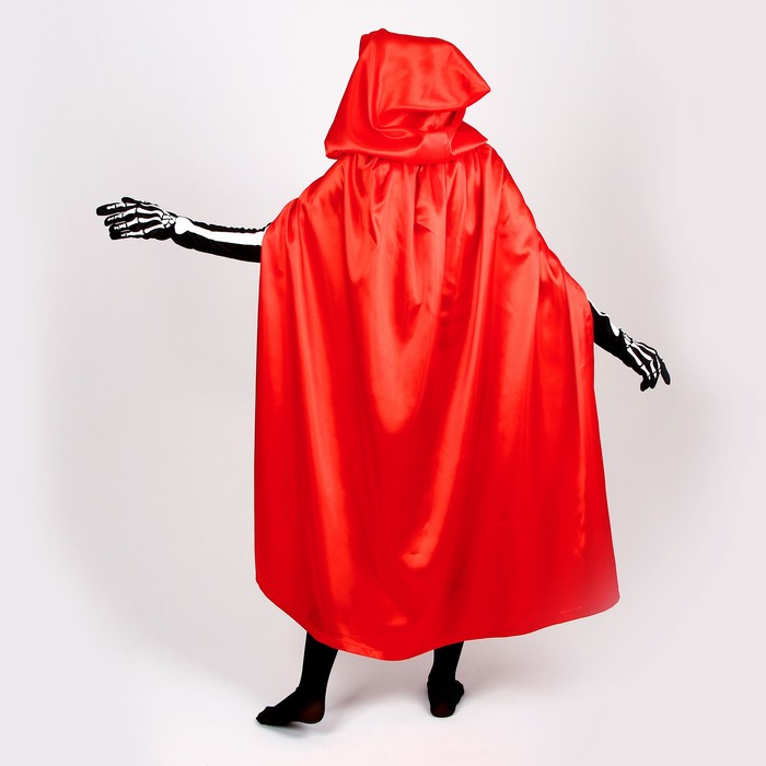 Карнавальный костюм «Хэллоуин красный», плащ 120 см, маска, гольфы, перчатки - фото 1884240710