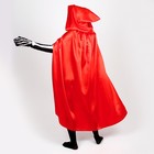 Карнавальный костюм «Хэллоуин красный», плащ 120 см, маска, гольфы, перчатки - Фото 5
