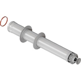 Элемент дымохода конденсационный ROMMER RCA-6010-000700, СТАНДАРТ, труба 770 мм, d=60/100 мм