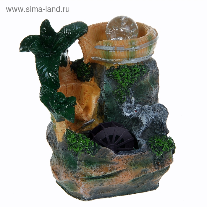 фонтан мини слоны 13*20 пальмы - Фото 1