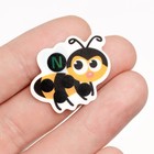 Детский термометр-наклейка налобный, градусник для новорожденных «Пчелка», до 40°, 3×2.8 см - Фото 3