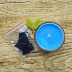 Краситель на основе соевого воска для свечей, 5 г, цвет голубой - фото 296445799