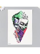 Переводная тату на тело цветная «Джокер: 2 лица», 14.8×21 см 9501748