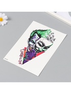 Переводная тату на тело цветная «Джокер: 2 лица», 14.8×21 см 9501748