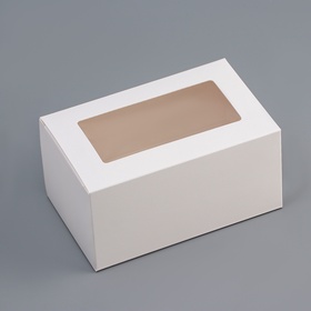Коробка складная с окном 16×10×8 см 9327104