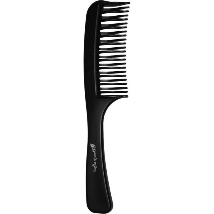 Расческа для волос Studio Style Basic с ручкой, двойные зубчики - Фото 1