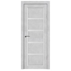 Дверь межкомнатная комплект «B-2/07», со стеклом, 2000×600 мм, цвет бетон снежный 9821006