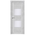 Дверь межкомнатная комплект «М-1/07», со стеклом, 2000×600 мм, цвет бетон снежный 9821102