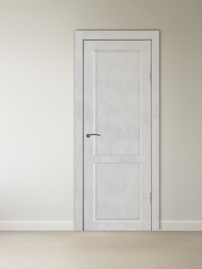 Дверь межкомнатная комплект «М-2/07», глухая, 2000×800 мм, цвет бетон снежный