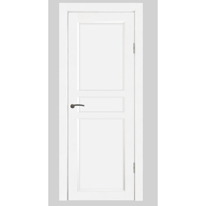 Комплект межкомнатной двери М-4/08 Белая шагрень 2000x600 - Фото 1
