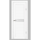 Комплект межкомнатной двери «С-1/08», со стеклом, 2000×600 мм, цвет белая шагрень 9821234