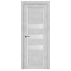 Комплект межкомнатной двери «С-3/07», со стеклом, 2000×700 мм, цвет бетон снежный 9821271
