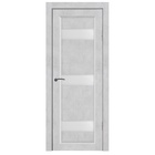 Комплект межкомнатной двери «С-4/07» со стеклом, 2000×600 мм, цвет бетон снежный  (артикул 9821290)  большой выбор товаров оптом и в розницу по низким ценам с доставкой