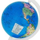 Настольный глобус с точилкой, d=8.5 см, английский язык, политическая карта - Фото 3