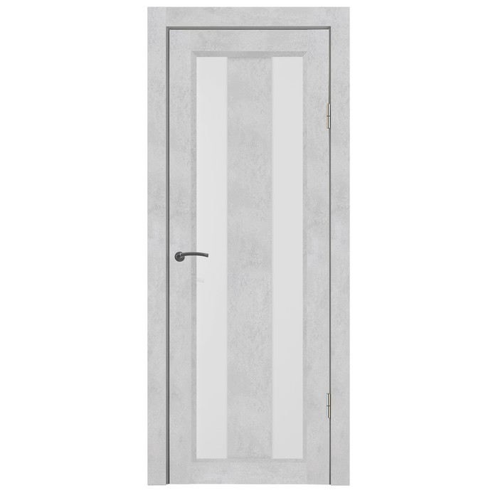 Комплект межкомнатной двери Т-1/07 Бетон снежный 2000x600 - Фото 1