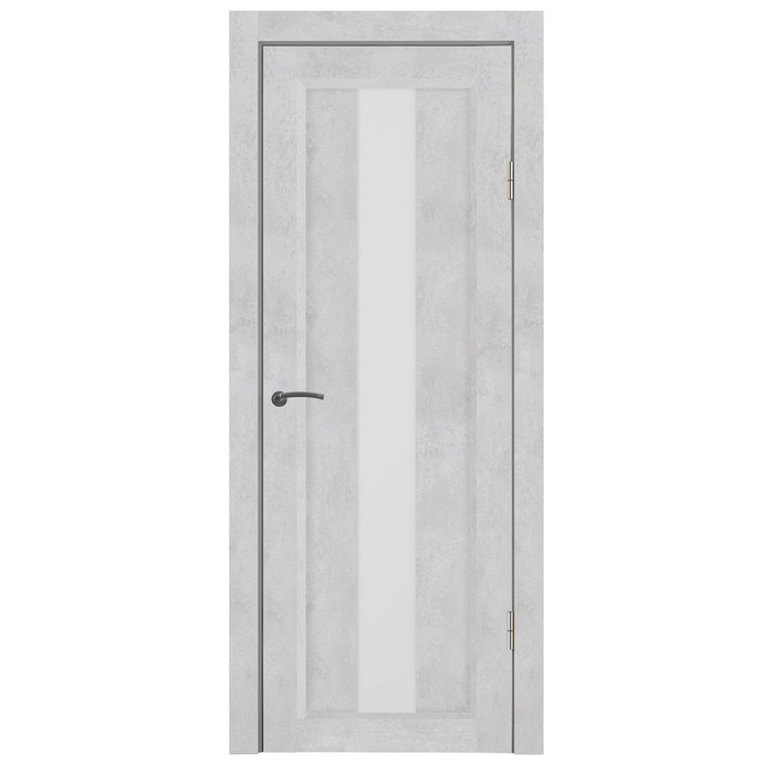 Комплект межкомнатной двери Т-2/07 Бетон снежный 2000x600 - Фото 1