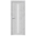 Комплект межкомнатной двери «Т-2/07», со стеклом, 2000×700 мм, цвет бетон снежный  (артикул 9821371)  большой выбор товаров оптом и в розницу по низким ценам с доставкой