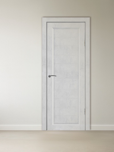 Комплект межкомнатной двери «Н-1/07», глухой, 2000×800 мм, цвет бетон снежный