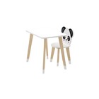 Комплект из детского стола и стула «Каспер. Абвиль. Панда» - фото 10666814
