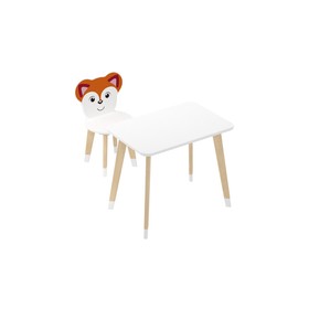 Комплект из детского стола и стула «Каспер. Абвиль. Лисичка»