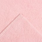 Полотенце махровое 70х130см, Ritmica, светло-розовый 420 г/м, хлопок 100% - Фото 3