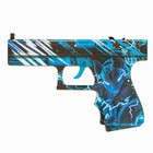 Сувенир деревянный пистолет «Ледянной лис», 20 х 13 см. - фото 4086115