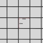 Сетка торговая 100x200см, окантовка 6мм, пруток - 4мм, цвет черный (порошковое покрытие) - фото 9780871
