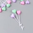Декор для творчества пластик "Связка воздушных шаров-сердец" 3 шт 12,5 см - Фото 2
