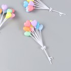 Декор для творчества пластик "Связка воздушных шаров-сердец" 8 шт 16,6 см - Фото 2