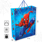 Пакет ламинированный вертикальный, 31 х 40 х 11 см "Спайдер-мен", Человек-паук - фото 6994624