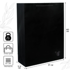 Пакет ламинированный вертикальный, чёрный, Микки Маус, 31х40х11,5 см - фото 2087256