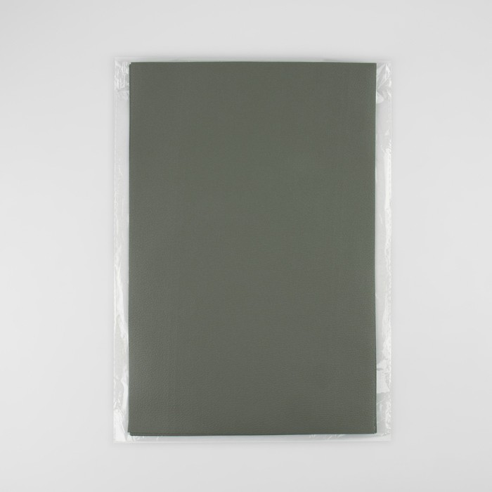 Кожзаменитель 20 × 30 см, 0,5 мм, цвет серый