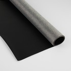 Искусственная кожа 137 × 50 см, 0,5 мм, цвет чёрный - Фото 3