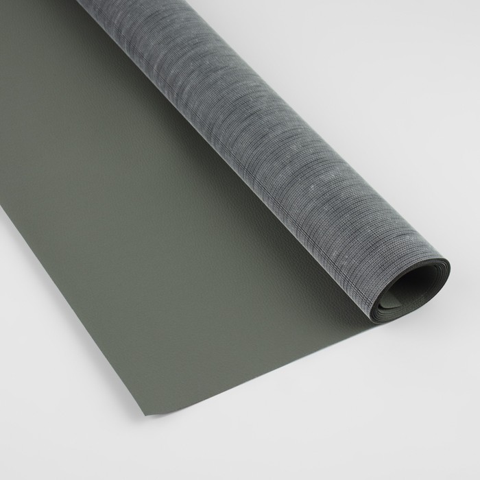 Кожзаменитель 137 × 50 см, 0,5 мм, цвет серый