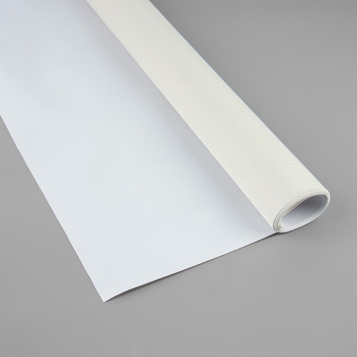 Кожзаменитель 137 × 50 см, 0,5 мм, цвет белый