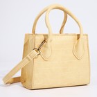 Сумка из искусственной кожи, бежевый цвет - фото 42015993