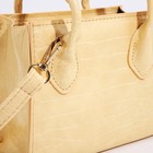 Сумка из искусственной кожи, бежевый цвет - фото 42015994