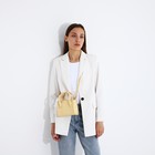 Сумка из искусственной кожи, бежевый цвет - фото 42015997