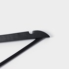 Плечики - вешалки для одежды LaDо́m Bois, 3 шт., с перекладиной, широкие плечики, сорт А, 44.5×1.2×23 см, дерево - Фото 4