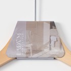 Плечики - вешалка с перекладиной LaDо́m Bois, антивандальные, сорт А, 44.5×1.2×21.5 см, светлое дерево - Фото 5