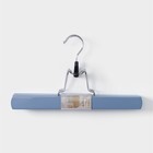 Вешалки для брюк и юбок LaDо́m Brillant, 2 шт., деревянные, 30×16×2 см, синии - Фото 9