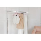 Плечики - вешалки LaDо́m Brillant, 44.5×23×1.2 см, 3 шт., деревянные, широкие плечики, цвет розовый - Фото 7