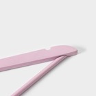 Плечики - вешалки LaDо́m Brillant, 44.5×23×1.2 см, 3 шт., деревянные, широкие плечики, цвет розовый - Фото 5